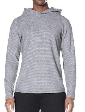 Civil Society Men's Wolfe Waffle Knit Hoodie In Gray Tones